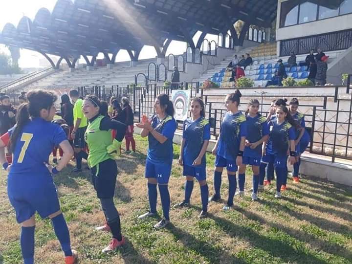 Tîma Amûda ya Jinan a Topapê bû Qehremana Sûriyê 